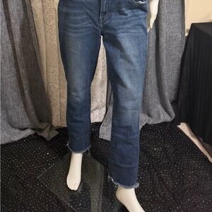 Lucky Brand Straight Leg Jeans in Medium Blue Wash